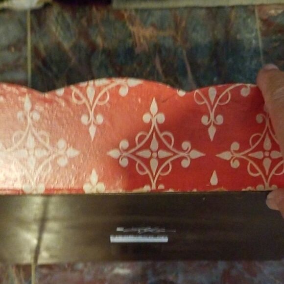 BEAUTIFUL WOODEN CHRISTMAS TRAY WITH HANDLES - Picture 8 of 8